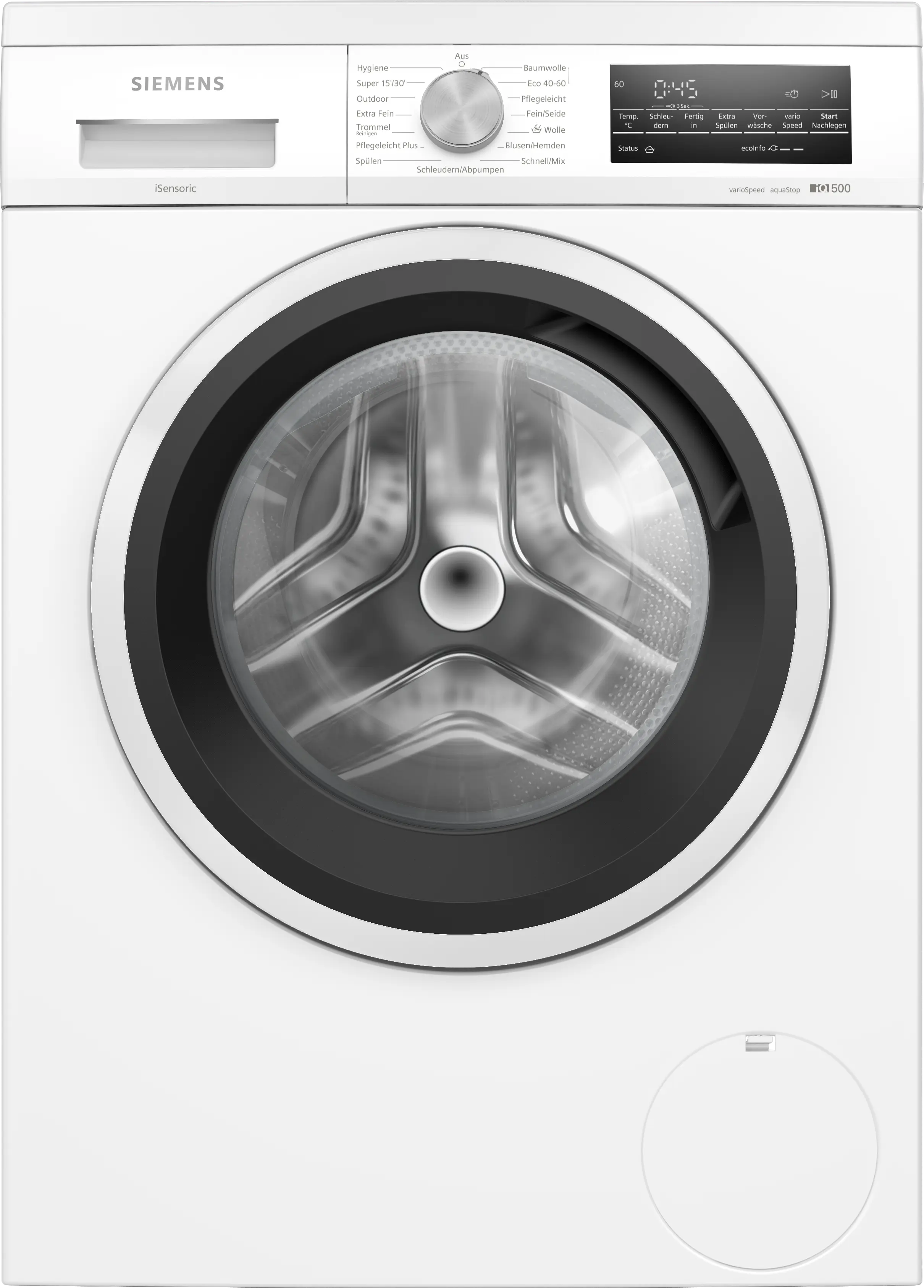 Siemens iQ500 Waschmaschine, unterbaufähig - Frontlader 9 kg max. 1400 U/min.