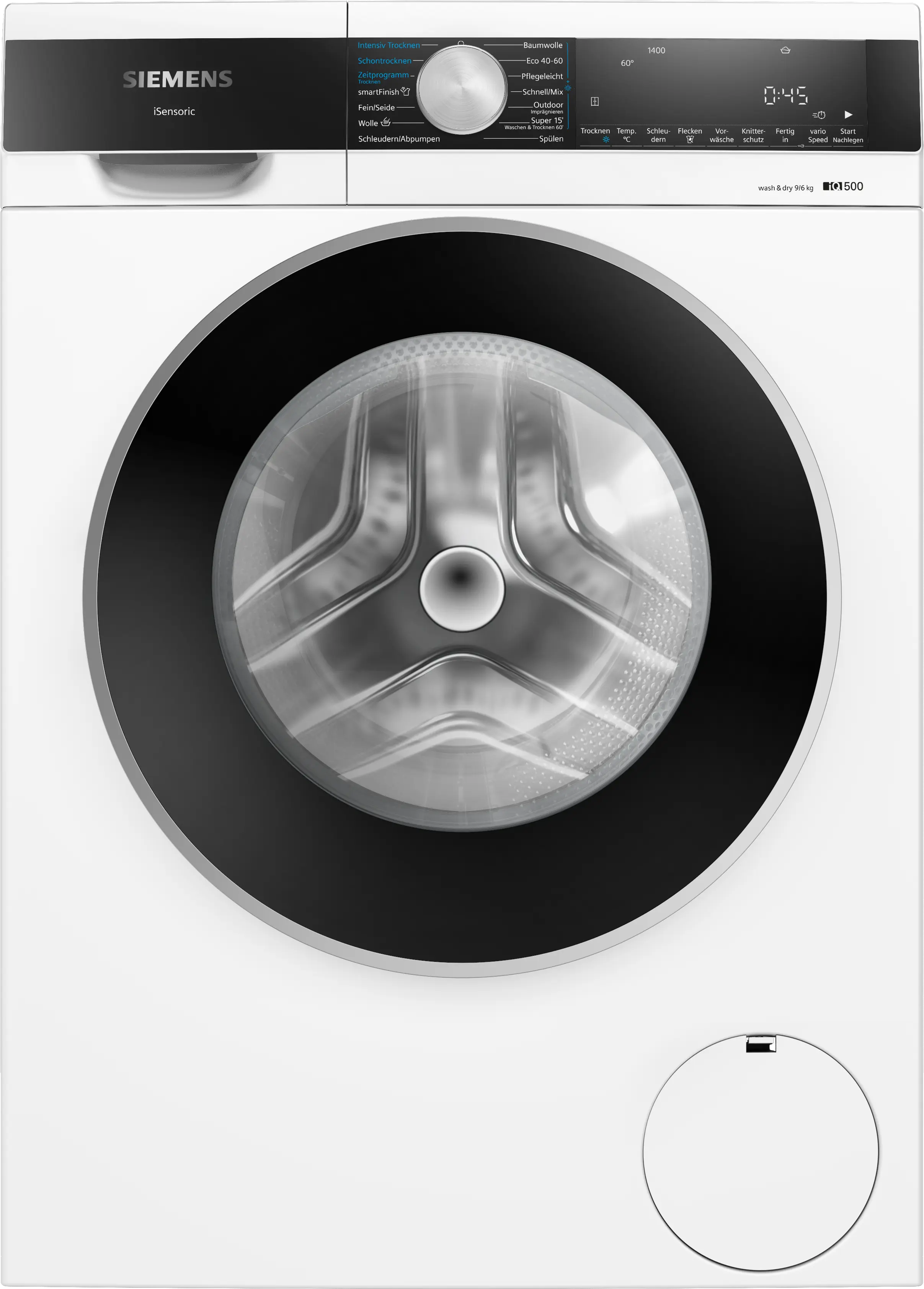 Siemens iQ500 Waschtrockner 9/6 kg max. 1400 U/min.