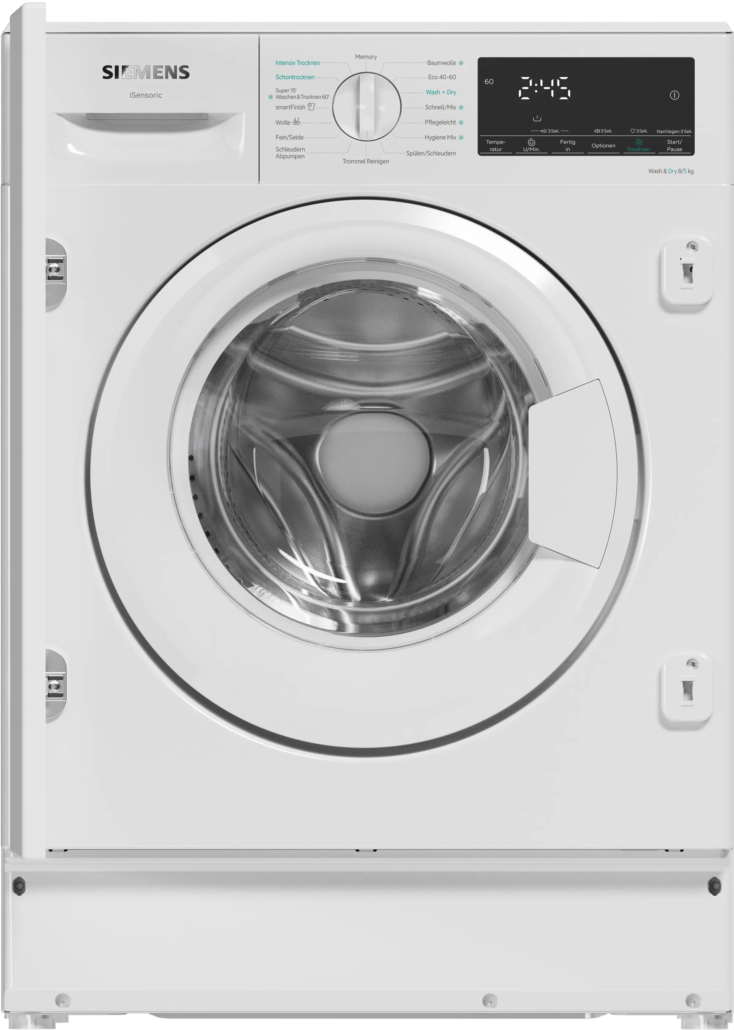 Siemens iQ500 Einbau-Waschtrockner 8/5 kg
