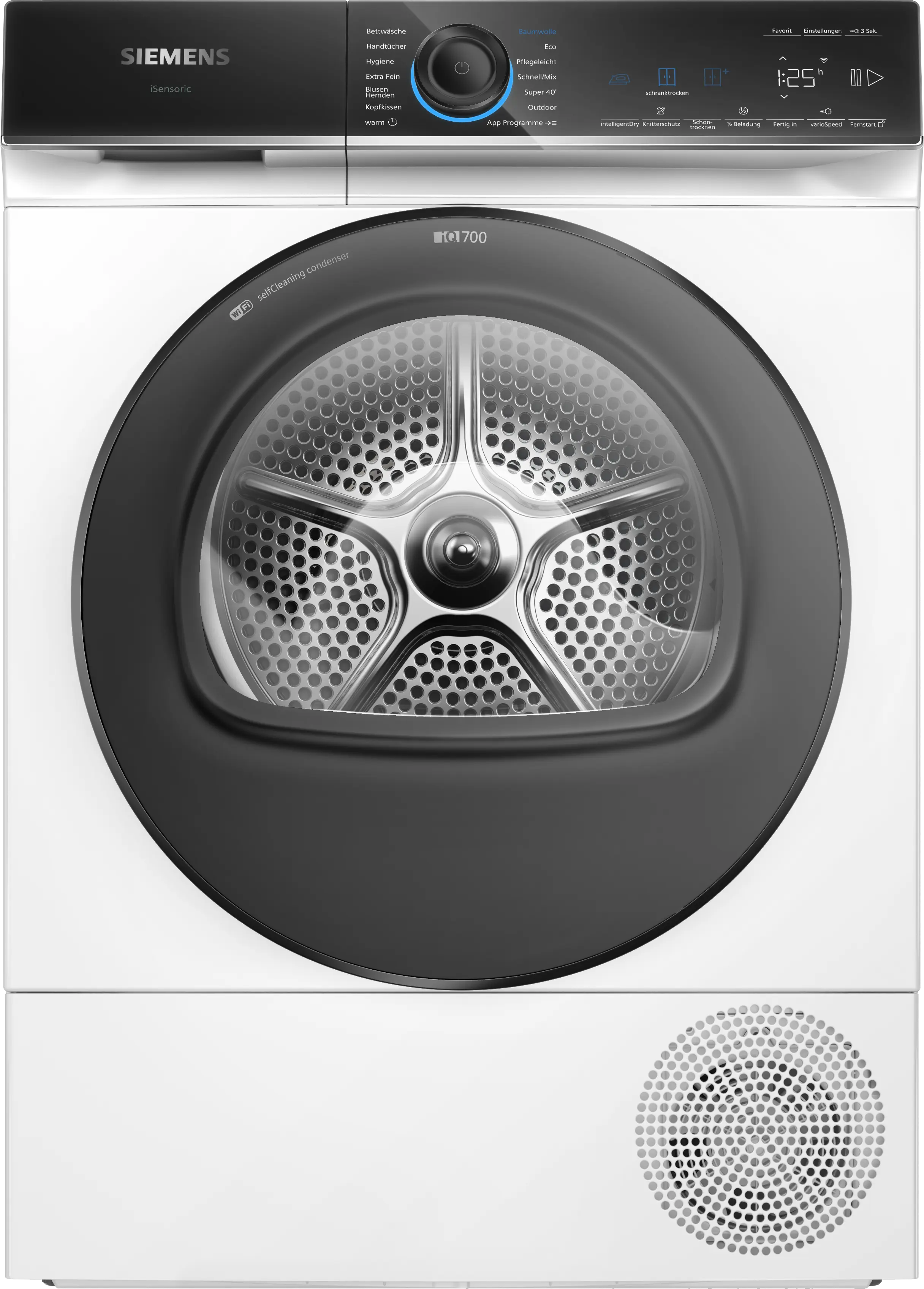 Siemens iQ700 Wärmepumpen-Trockner 9 kg