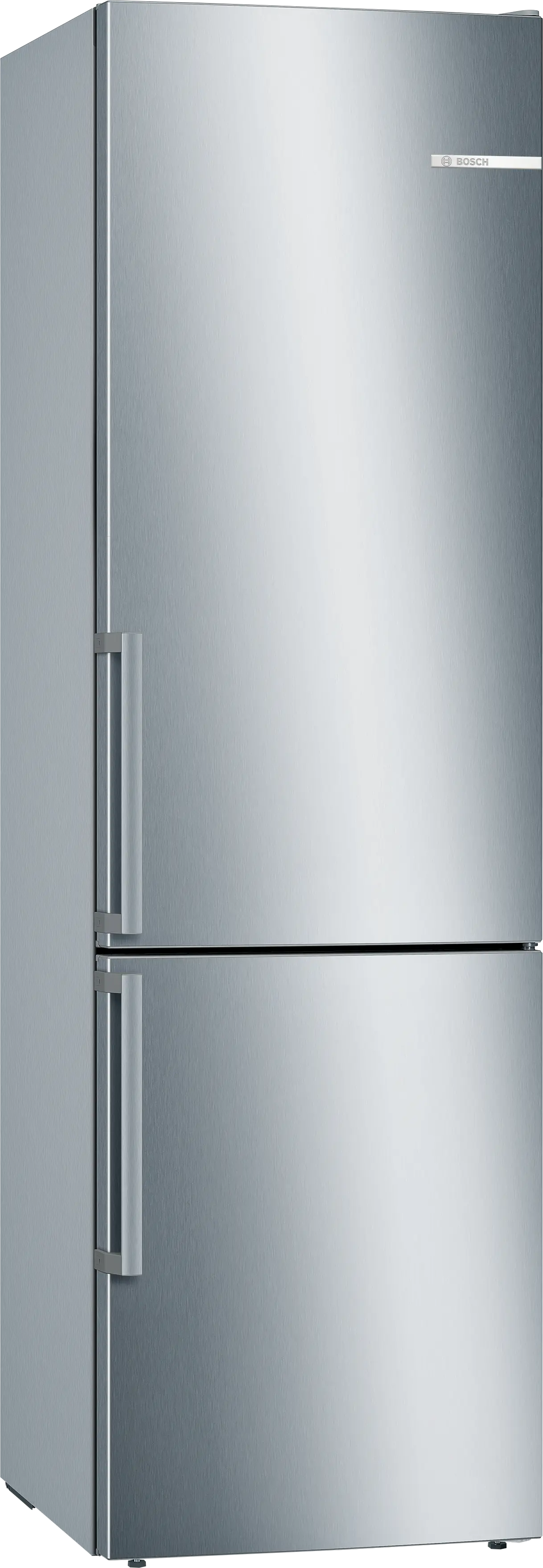 Bosch Serie 6 Freistehende Kühl-Gefrier-Kombination mit Gefrierbereich unten 201 x 60 cm Edelstahl